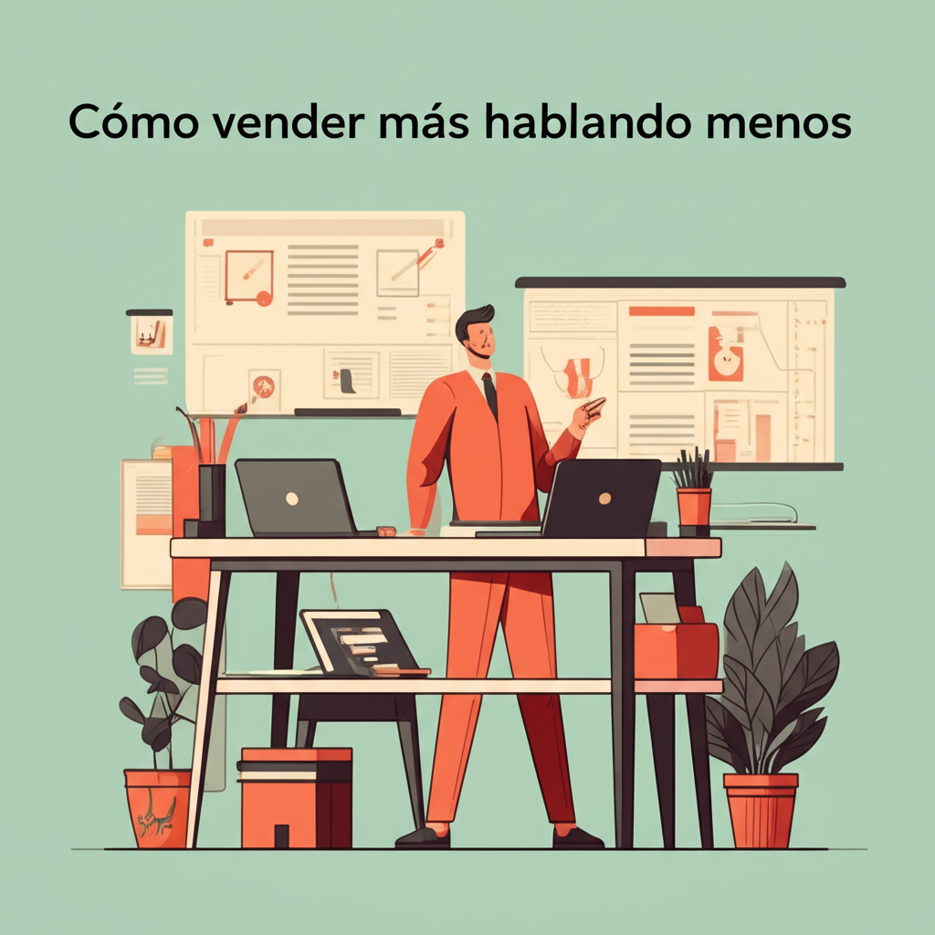 Vender más hablando menos