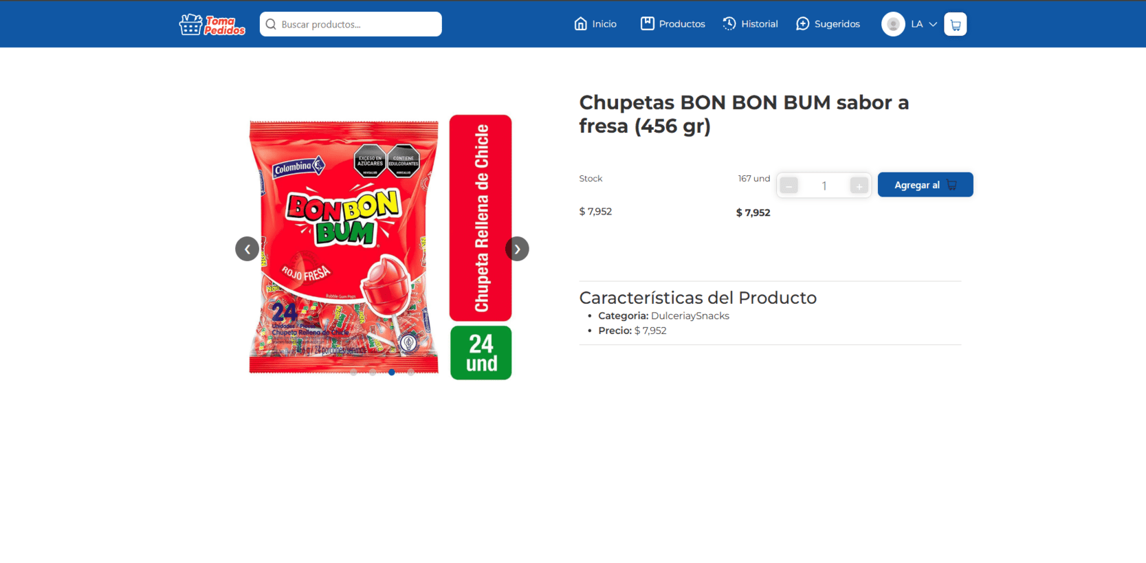 Captura 4 Tienda en Computador